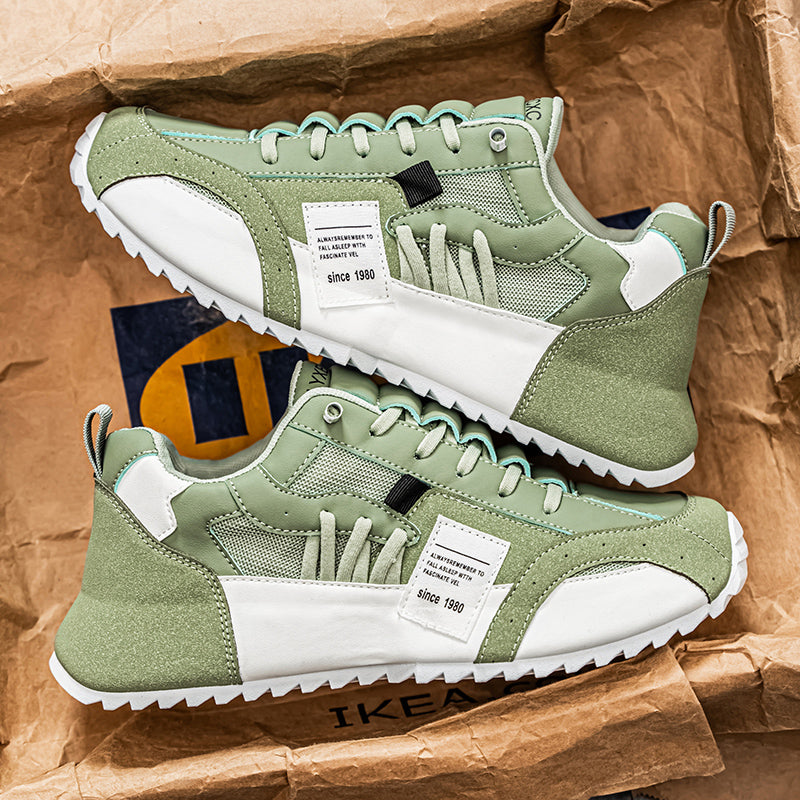 ⏰Limited Time Sale 50% OFF🛒 Men’s Wide Slip-On Walking Sneakers with Arch Support & Height Boost, All-Season Outdoor Comfort