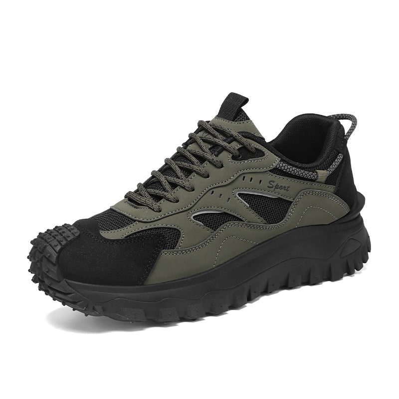 (⏰LAST DAY-70% OFF🛒)Men’s Outdoor Work Hiking Shoes – Waterproof, Shock Absorbing, Wide Toe, Smash & Puncture Resistant, Arch Support