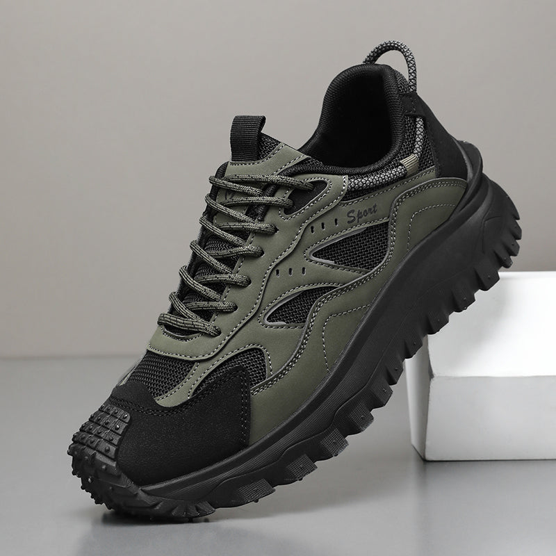 (⏰LAST DAY-70% OFF🛒)Men’s Outdoor Work Hiking Shoes – Waterproof, Shock Absorbing, Wide Toe, Smash & Puncture Resistant, Arch Support